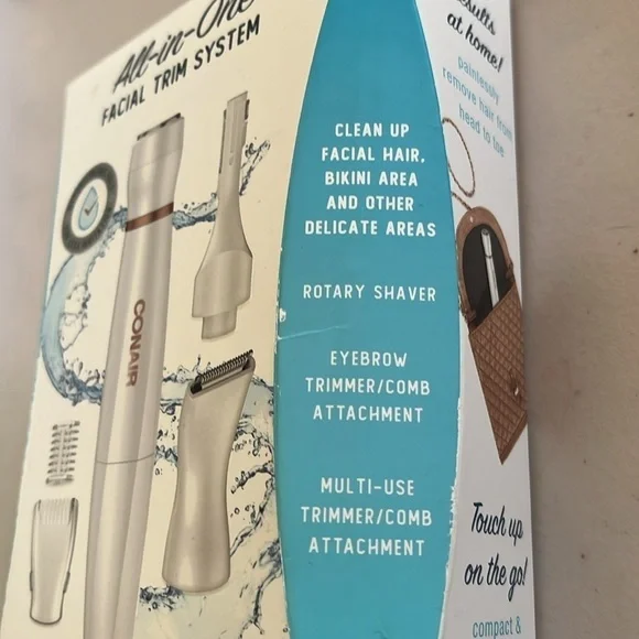 Conair - All in One - facial hair trimming system. NEW.  NWT. Hair removal - Picture 3 of 5